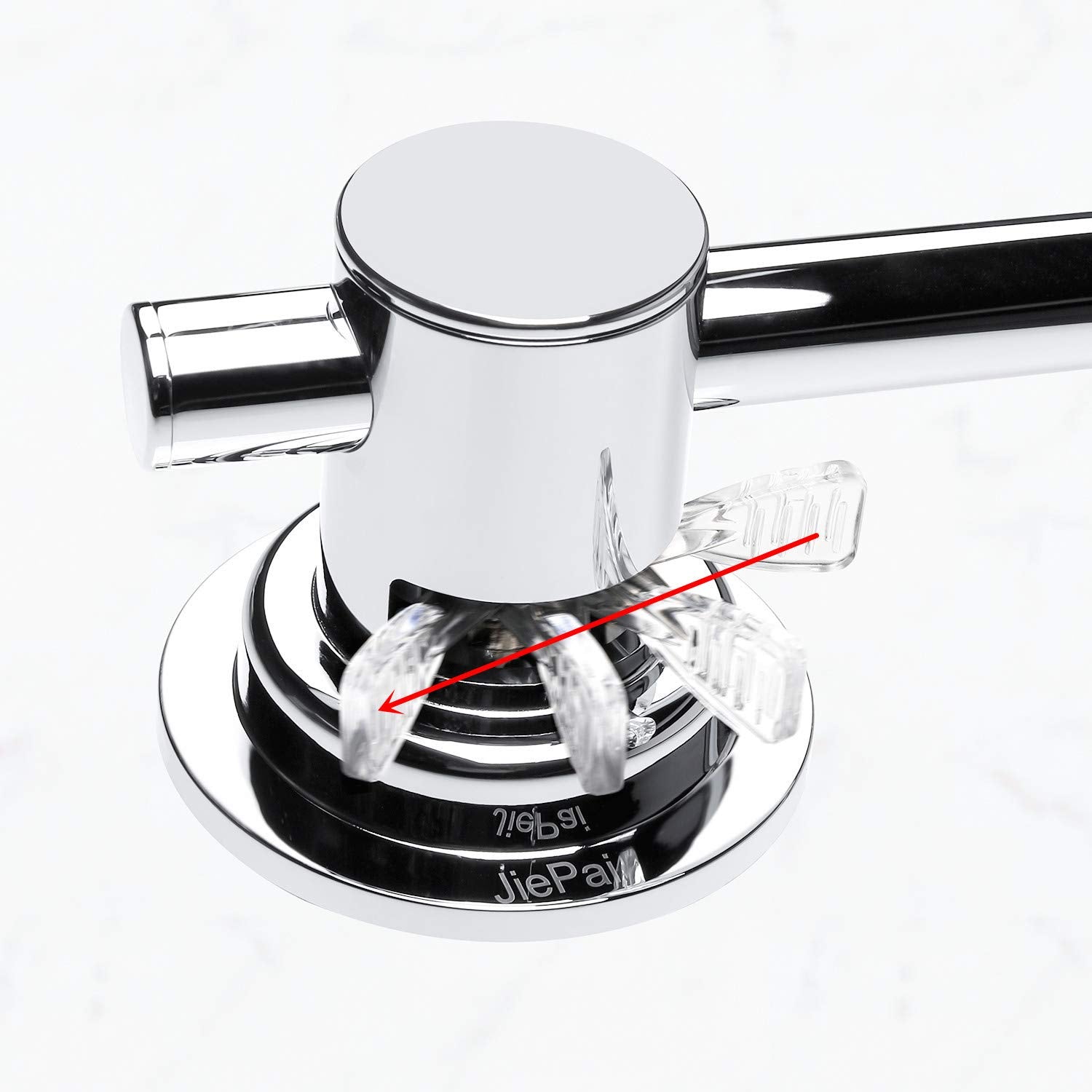 JiePai 24 inch Vacuum Suction Cup Towel Bar Removeable Shower Mat Rod Shower Door Adhesive Towel Bar Suction Towel Rack (Chrome)